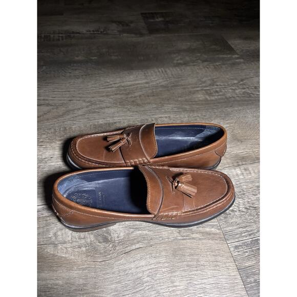 Cole Haan Men\'s Pinch Tassel loafers in a brown leather Size 8